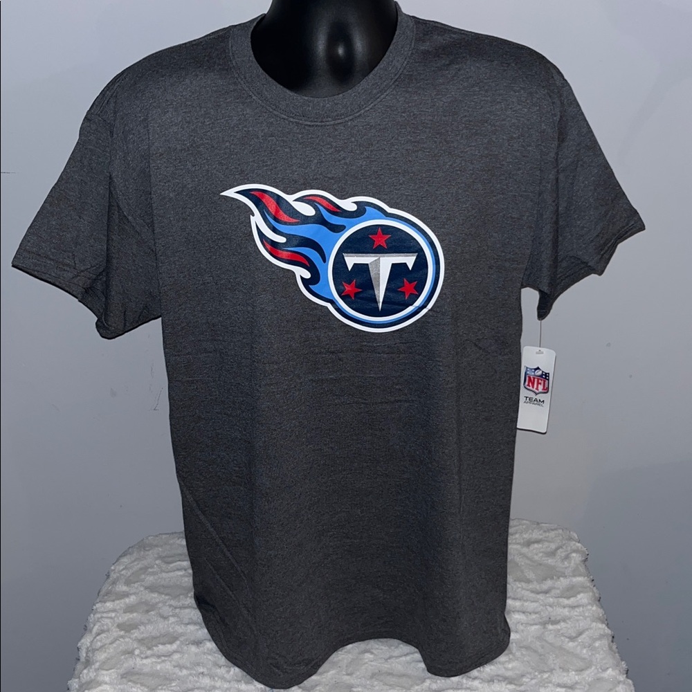 Tennessee Titans NFL Football Wordmark Short Sleeve Tee Shirt Mens Large